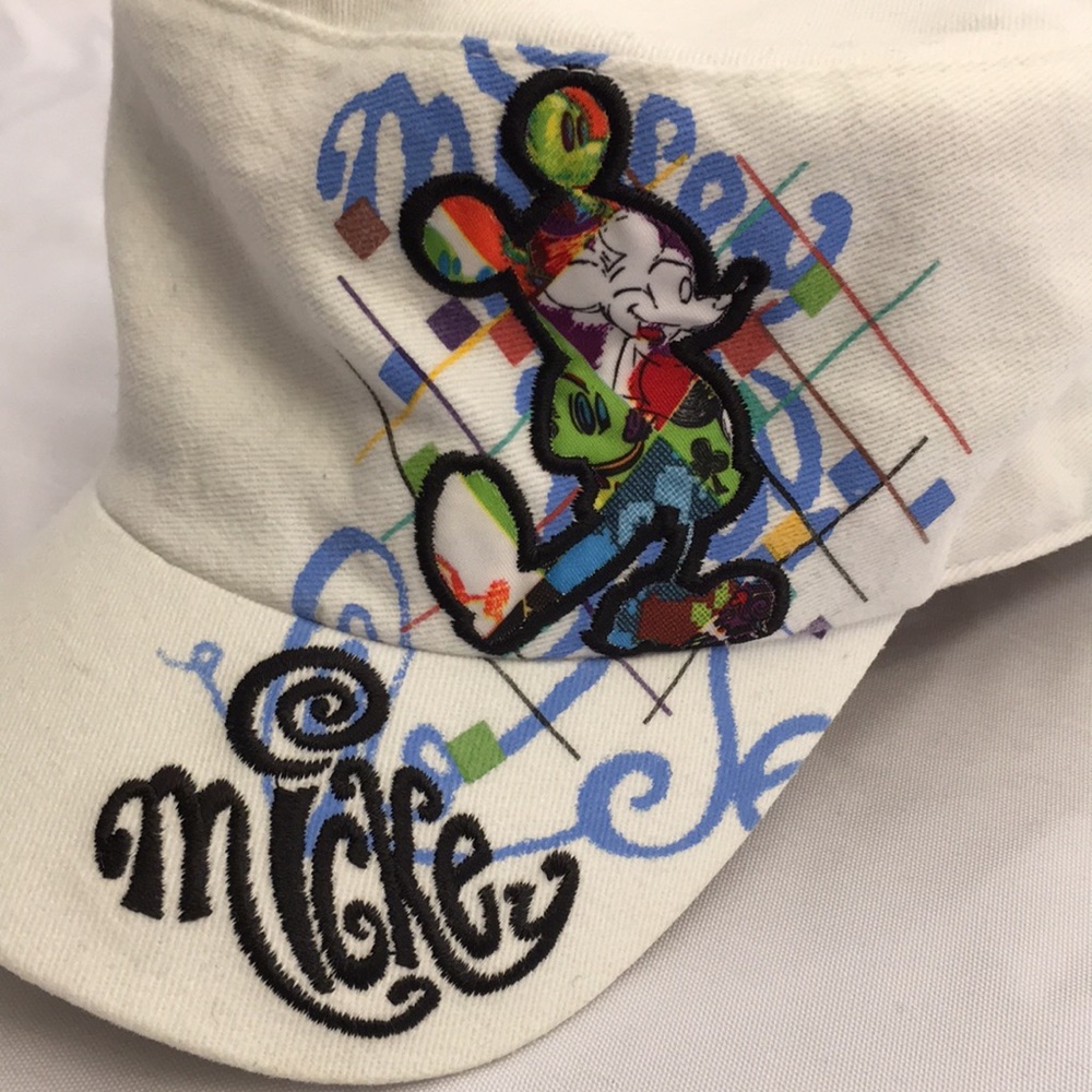 Disney Parks offwhite adjustable adult cap Mickey